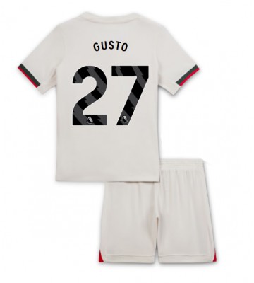 Chelsea Malo Gusto #27 Replik Auswärtstrikot Kinder 2025-26 Kurzarm (+ Kurze Hosen)